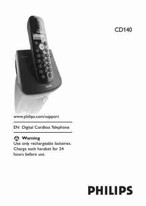 Philips Cordless Telephone CD140-page_pdf